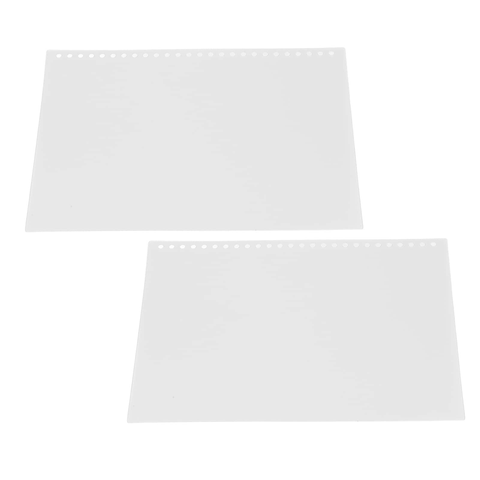 50er-Pack B5-Berichtshüllen mit 26 Löchern, Transparent, Mattiert, PP-Kunststoff-Binderhüllen, Bunte Buchumschläge – Langlebige und Stilvolle Präsentationslösung für Büro und