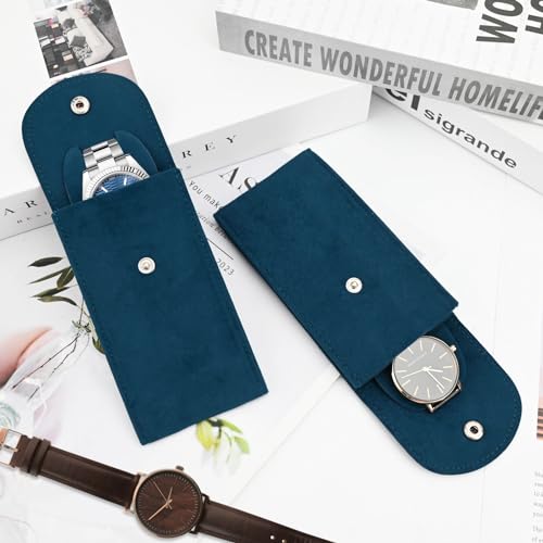 Bolsa de almacenamiento para relojes portatil que evita arañazos de viaje 8