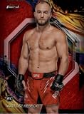 2024 Topps Finest UFC 138 Mateusz Rebecki (UER Says 38) RC Rookie Lightweight Men Uncommon Official MMA Trading Card (Stock Photo May Be Shown, Near Mint to Mint Condition)