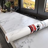 Elegante Diseño de Mármol Blanco Papel Pintado: Este papel pintado autoadhesivo blanco imita el lujo del mármol natural, perfecto para renovar muebles, encimeras o paredes. Su acabado realista y resistente añade sofisticación a cocinas, baños o escritorios. Fácil aplicación y sin obras. ¡Transforma tus espacios con este vinilo adhesivo muebles mármol blanco !
