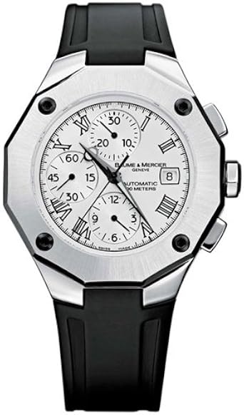 Baume \u0026 Mercier 8628 Riviera - Orologio automatico in gomma : Amazon.it:  Orologi