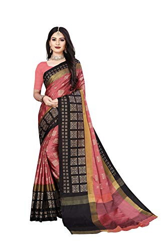 Image of OM SAI LATEST CREATION Soft Cotton & Silk Saree For Women Banarasi Saree Under 399 2021 Beautiful For Women saree
