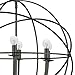 Crystorama Solaris 6 Light English Bronze Sphere Chandelier