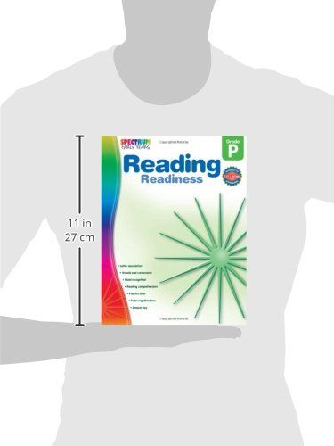 Spectrum Reading Readiness Preschool Workbook, Ages 4 To 5, Preschool Reading Readiness, Phonics, Alphabet Letters, Sounds, Sight Words, And Guided Reading - 128 Pages #TOP4