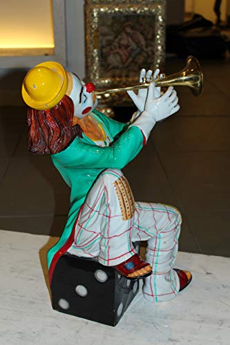 Estatua de payaso NIFAO en bronce con base de dados miniatura 7