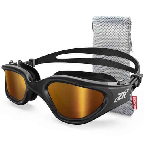 Image of ZIONOR Swim Goggles, Upgraded G1 Polarized Swimming Goggles Anti-Fog for Adult Men Women