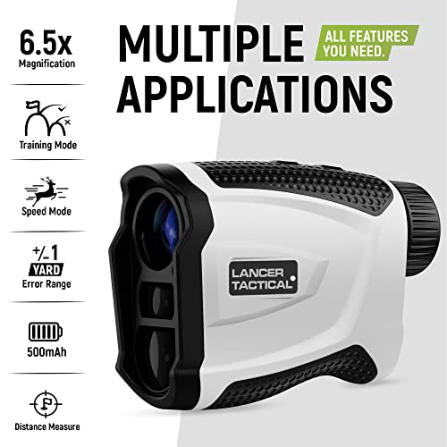 Golf Rangefinder 700Y Waterproof Hunting Range Finder 6.5X Magnification，Distance,Angle,Speed,Scan Multi Functional Rangefinder For Hunting,Shooting And Hiking #TOP1