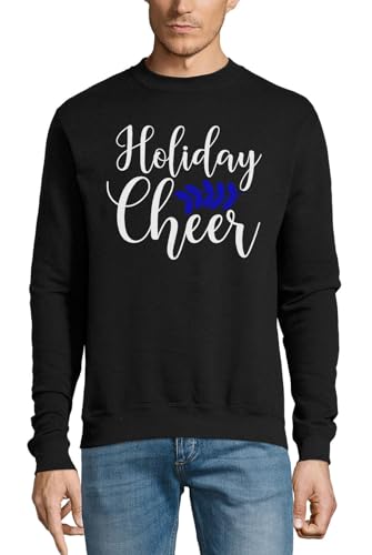 Pull en coton noir pour Noël en maille haut de gamme premium