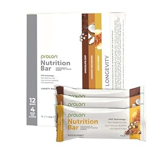 ProLon – Nutrition Bar – 12 x 40g Riegel – Vegetarisch und Glutenfrei – Kompatibel mit der Keto-Diät – Hergestellt in Italien – Alle Geschmacksrichtungen Kit