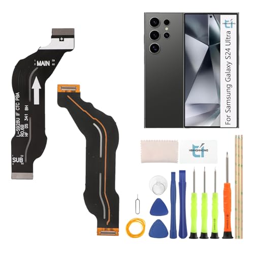 HBIHGHHONG for Samsung Galaxy S24 Ultra 5G LCD Screen Mainboard Ribbon Flex Cable Replacement for Samsung Galaxy S24 Ultra 5G SM-S928U Motherboard Flex Cable Repair Parts