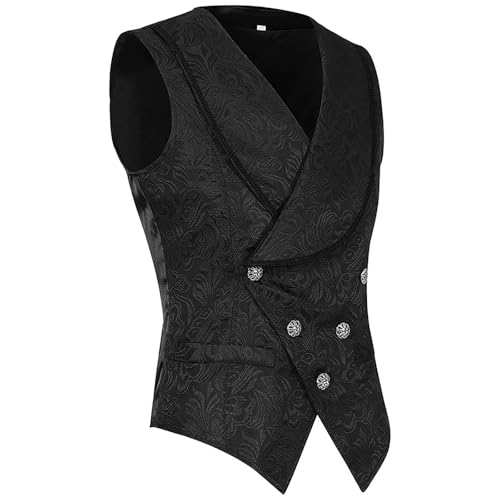Chaleco gótico hombre tallas grandes ajuste cómodo para evitar rigidez medieval 5
