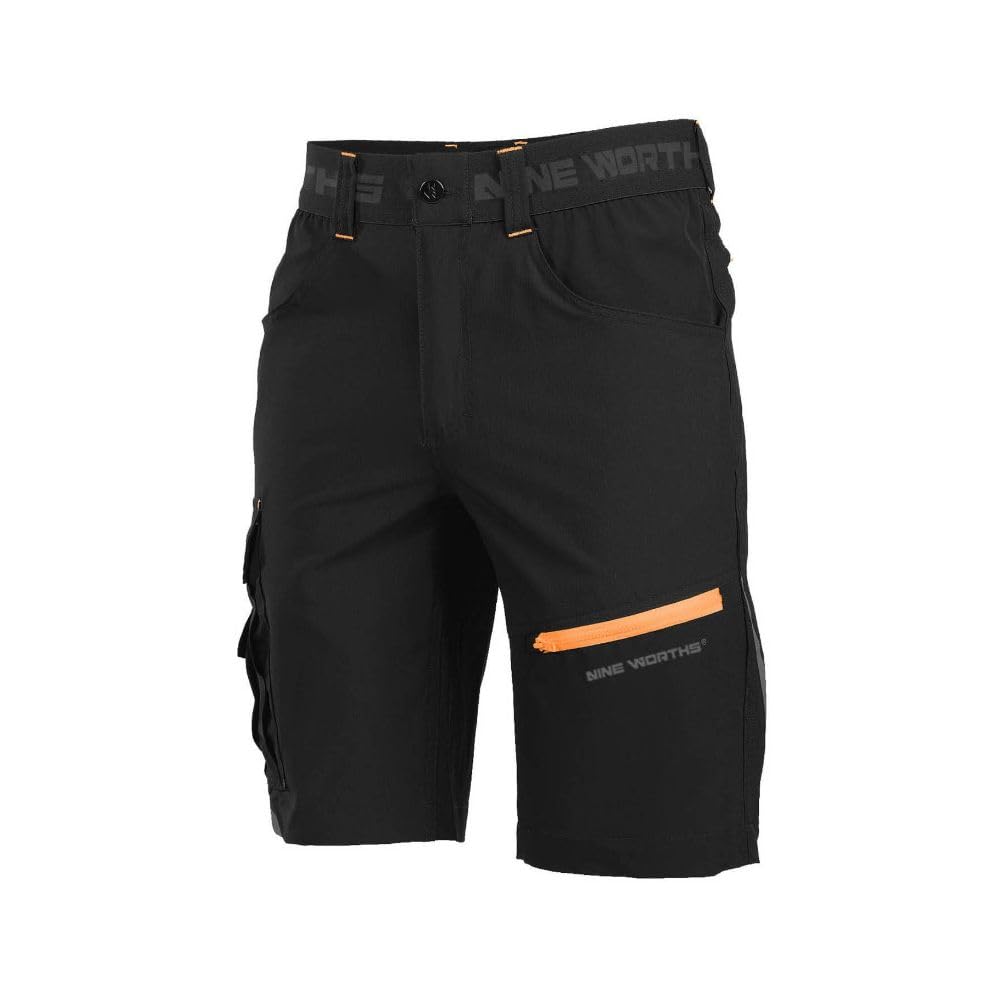 North Ways Bermuda De Travail Horn Noir/Orange