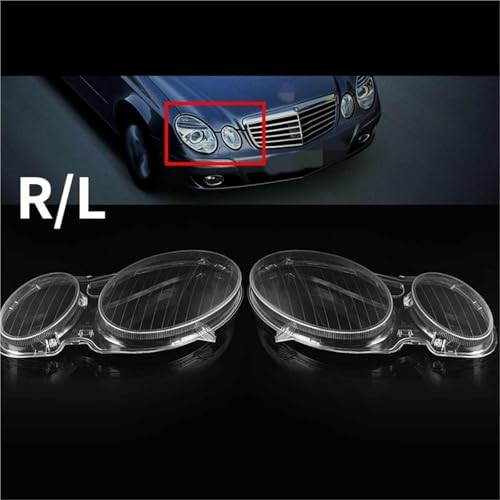 Couvercle de lentille phare Classe E W211 cache-phares transparent E320 E350 2006-2008