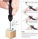 Nimomo Pin Vise Handbohr, Mini Hand Drill Hand Bohrmaschine, 0,3–3,4mm mini bohrer Handbohrer für Epoxidharz, Modellbau, DIY Holz Bastelarbeiten, Gießharz Bohren, Schmuckherstellung