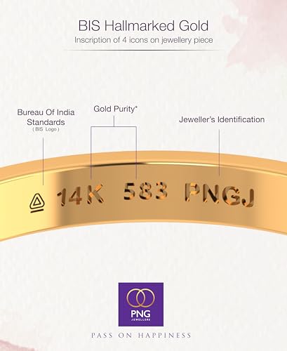 Image of PNG Jewellers Signature Bliss Diamond & Gold Modern Mangalsutra For Women