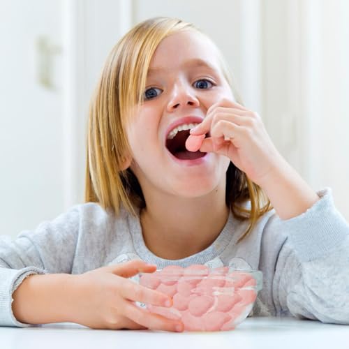 Image of Soft & Chewy Candy 7 PK, Marshmallows Gummy Candies Bulk, Strawberry Flavor | Sweet & Sour Chews Candy Gummy Net 350g, Fruit Flavors, Major Allergy Friendly, Individually Wrapped Fruity Snack Packs