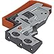Blum MOVENTO Set Kupplungen rechts, T51.7601 - Schubkastenauszug, Seitliche Montage, Metall, Orange, Unbehandelt