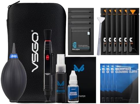 VSGO Kit de limpieza profesional para cámaras de formato completo...