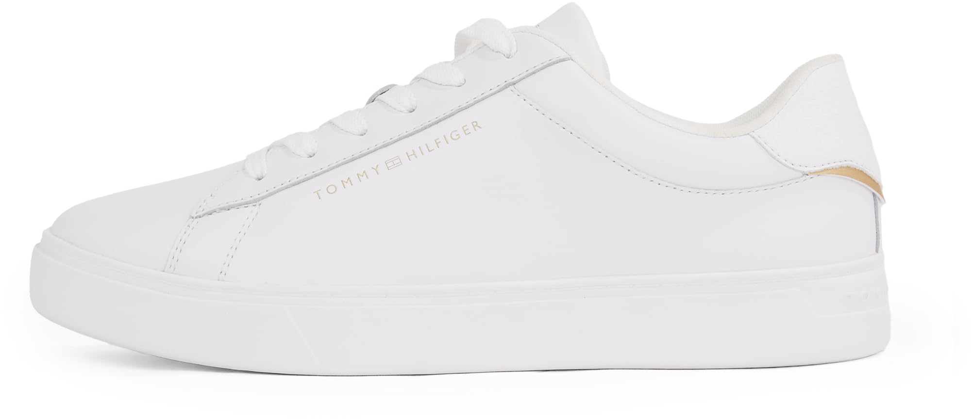 Tommy Hilfiger Donna Sneakers Court Essential Profilo Basso, Bianco (White), 38-image