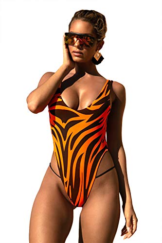 NUUR Traje de baño de Mujer de Una Pieza Elegante Push up Bikini Mujer Bañador de Playa