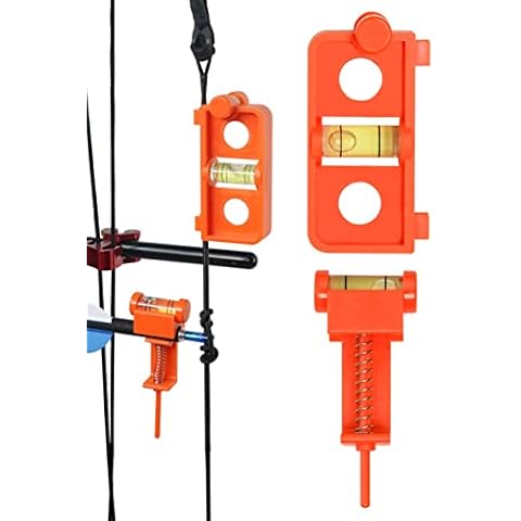 THREE ARCHERS Archery Bow Tuning and Mounting String Level Combo Kit for Compound Bows (Orange) Cover