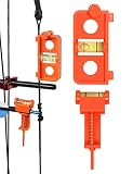 THREE ARCHERS Archery Bow Tuning and Mounting String Level Combo Kit for Compound Bows (Orange)