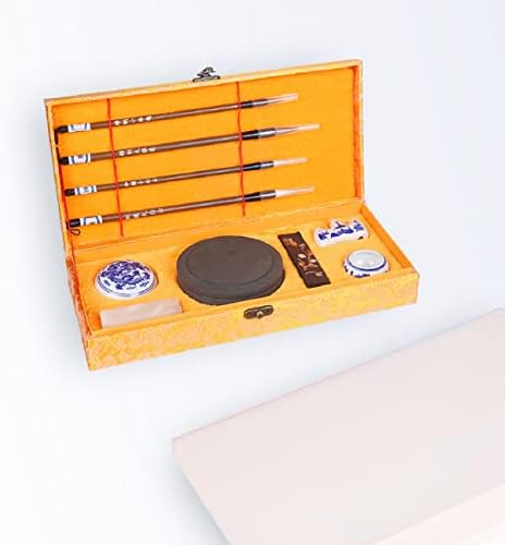 JANNO 11PCS Chinese Calligraphy Set, Calligraphy Sumi Brush for Beginners with 20pcs Calligraphy Paper, Chinese Sumi Water Writing for Practicing Chinese Calligraphy or Japanese Calligraphy
