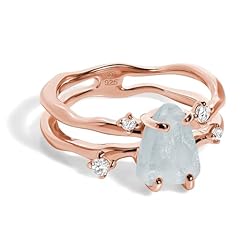 Rose Gold Aquamarine - Flow