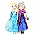 2 Pz Frozen 2 Principessa Elsa Anna Peluche Bambola 50 Cm, Snow Queen Principessa Anna Elsa Morbido Peluche per Bambini Ragazze Regali