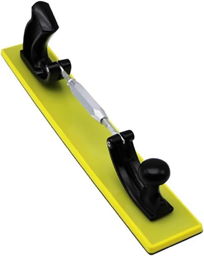 Handheld Car Putty Planer Rectangular Vacuum Dry Grinding Machine Adjustable Arc Sandpaper Grinding Board 70x400MM