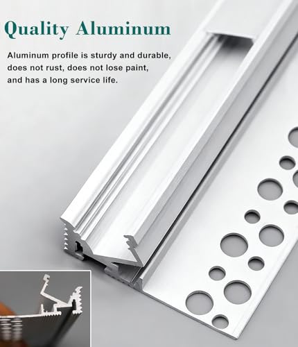 Moulure de Plafond LED eclairage indirect 38 pour corniche 7,5m