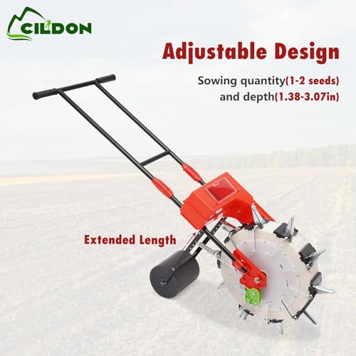 Sembradora manual de jardín con caja de 8.27 lb miniatura 4