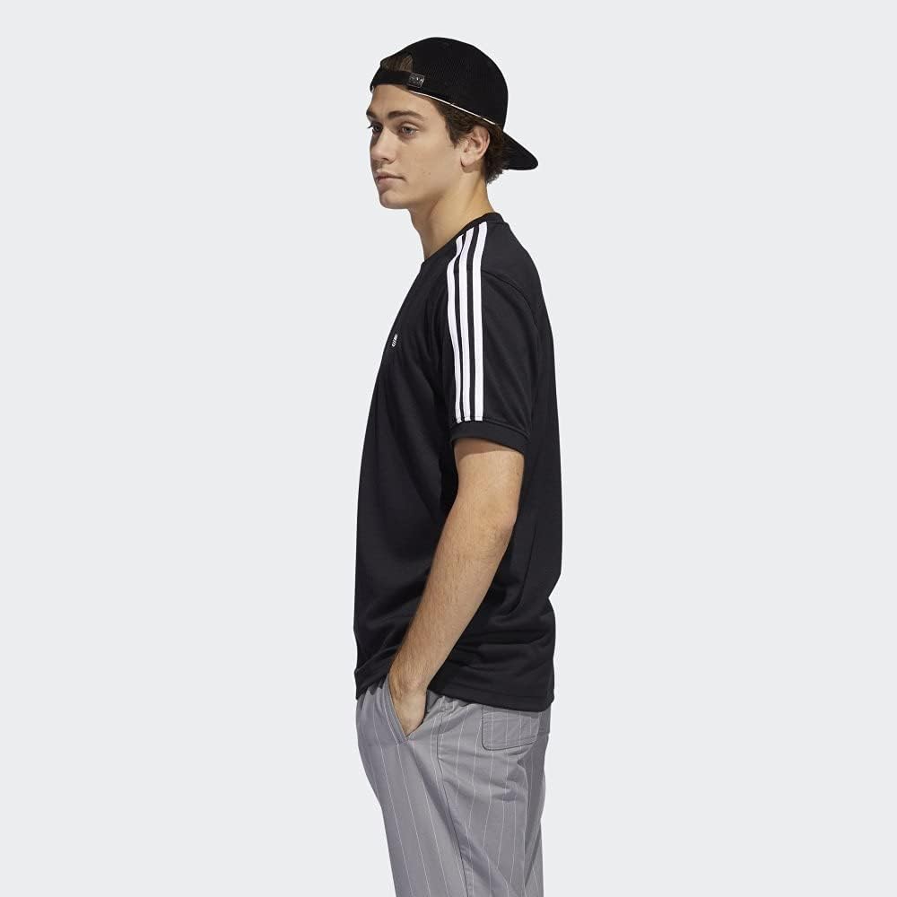 adidas Originals Unisex Aero Club Short Sleeve Jersey, Black/White