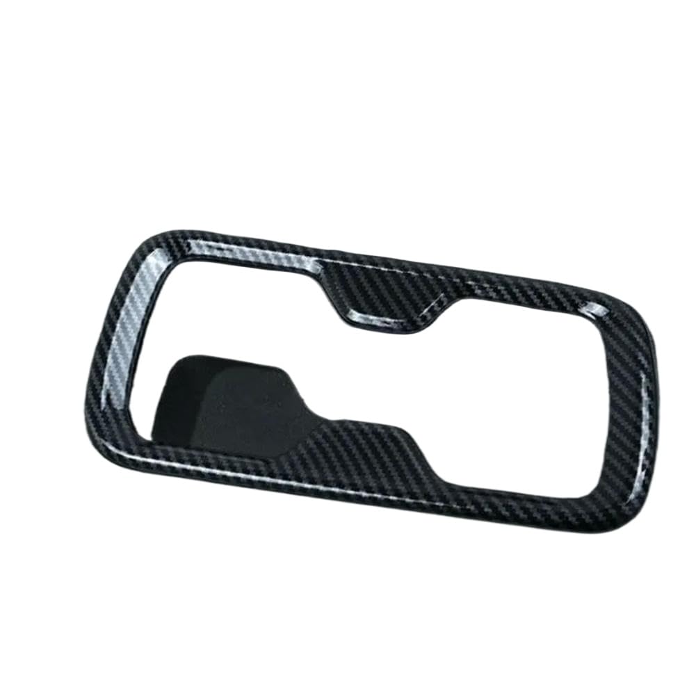 Decorazione del telaio della tazza anteriore in carbonio nero in plastica ABS rivestimento interno del portabicchieri compatibile con Navara NP300 2015 2021