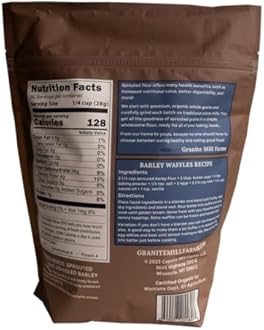 Granite Mill Farms Sprouted Organic Barley Flour, 30 oz