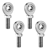 SPARKWHIZ 1/2” Heim Joint Rod End Kit, Left and Right Hand Thread Heim Joint, 2 Link .5' Chromoly Joints Great for Steering and Suspension, Traction Bars, Steering Joints and Links Joints On Hot Rods