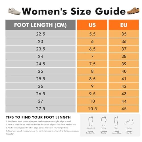 Women's Ultra-Light Soft Walking Shoes Italian Handmade Sneakers Breathable Non Slip Beck Shoes Comfort Casual Barefoot Shoes for Outdoor and Urban Life(Brown,US 8)2