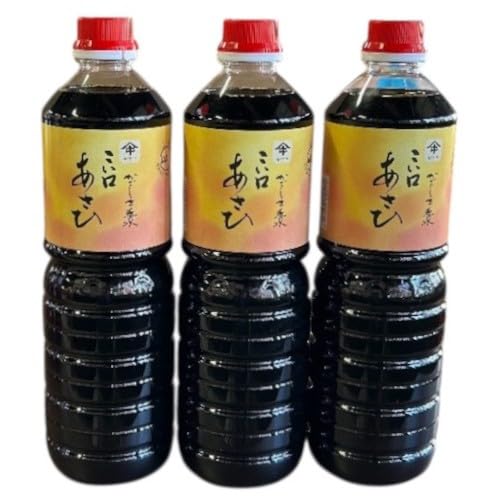 鹿児島しょうゆ 上級 濃口醤油 あさひ(1L×3本)
