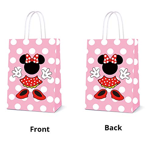 Bchocks 16 Pcs Party Favor Bags For Mouse Birthday Party Supplies, Party Gift Goody Treat Candy Bags For Mouse Party Favors Decor For Mouse Themed Birthday Decorations #TOP4