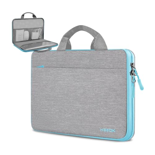 Image of Hseok Laptop Sleeve 13-14 Inch Case Briefcase Compatible with MacBook Neo Pro 14 M5 /M4 /M3 /M2 /M1, All Models 13.3 Mac Air /Pro, XPS 13 14, Most Popular 13 inch-14 inch Notebooks,L01G02