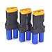 FPVDrone Male XT60 to EC5 Female Connector Adapters No Wires for RC LiPo Battery(3PCS)