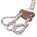 FMHXG 2PCS Competitive Shooting Accurate Light Bow Finger Rope Recurve Bow Guard Rope Wrist Rope Protective Rope Colorful Long 14cm Shooting Archery Accessories Adjustable Recurve Bow Rope