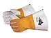 Superior 675DBLB Alberta Welder Deluxe Deer and Elkskin Leather Welding Glove with Kevlar Sewn, Work, 1.8mm Thick (Pack of 1 Dozen)