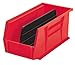 Akro-Mils 40230 Plastic Length Dividers for AkroBins Stackable Storage Bins Models 30230, 30235, 30255, Custom Storage Inserts for Tools, Crafts & Supplies, 6-Pack, Black