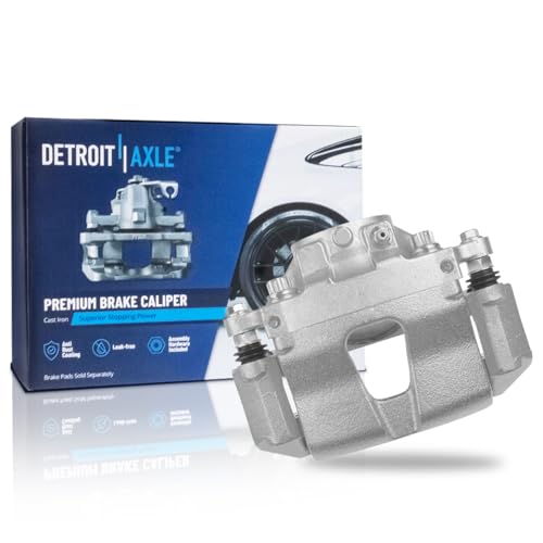 Image of Detroit Axle - Front Left Brake Caliper for Hyundai Kona Sonata Kia Optima Niro EV [Casting # 60.6 C1LH DT6 HM4], Driver Side Disc Brake Caliper Assembly Replacement