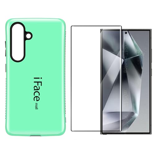 iFace mall Galaxy S25 �p �P�[�X & �����p �K���X�t�B�����Z�b�g 2�_ SC-51F SCG31 �J�o�[ �y�� ���^ �X�g���b�v�z�[�� �M�����N�V�[ SC51F 6.2�C���` ���C�����X�[�d�Ή� ����~�� 2�d�\�� �ϏՌ� �ϖ��C 