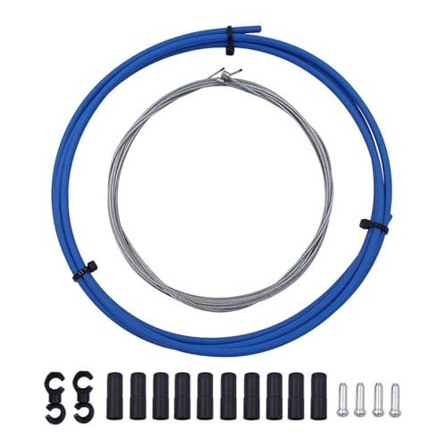 サイクルシフターケーブル、ロードサイクルギアケーブルセット - サイクル伝送路 | マウンテン サイクル用エンド キャップと S フック付きプロフェッショナル サイクル トランスミッション ケーブル ハウジング
