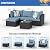 Patio Furniture Set, 5PCS Outdoor Sectional with Ottoman Wicker Rattan Patio Couch with Thickened Cushion Modular Wicker Patio Conversation Set with Glass Top Table for Balcony, Backyard (Blue)