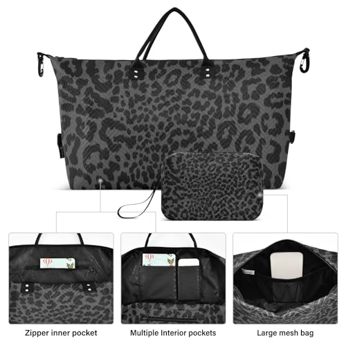 Large Travel Duffel Bag Sports Tote Gym Bag Overnight Weekender Bags Golden Bee Queen Crown Pattern Carry On Luggage2