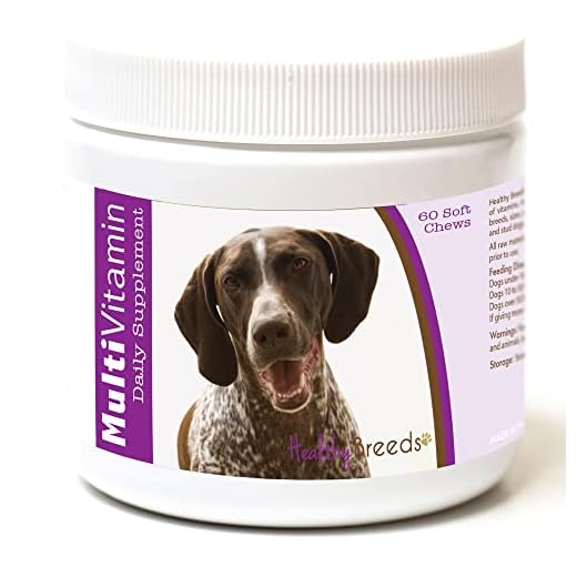 Healthy Breeds German Shorthaired Pointer Multi-Vitamin Soft Chews 60 Count